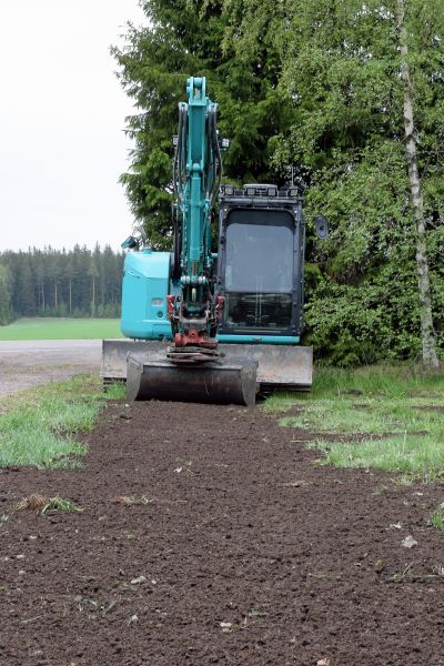 Backhoe Grading in Logan