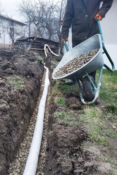 Drain Trenching in Logan