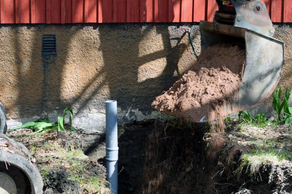 Sewer Line Digging in Logan