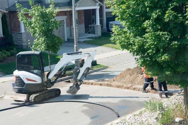Electrical Line Trenching in Logan